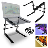 Adjustable DJ Laptop Controller Stand with Table Clamps, Black or White
